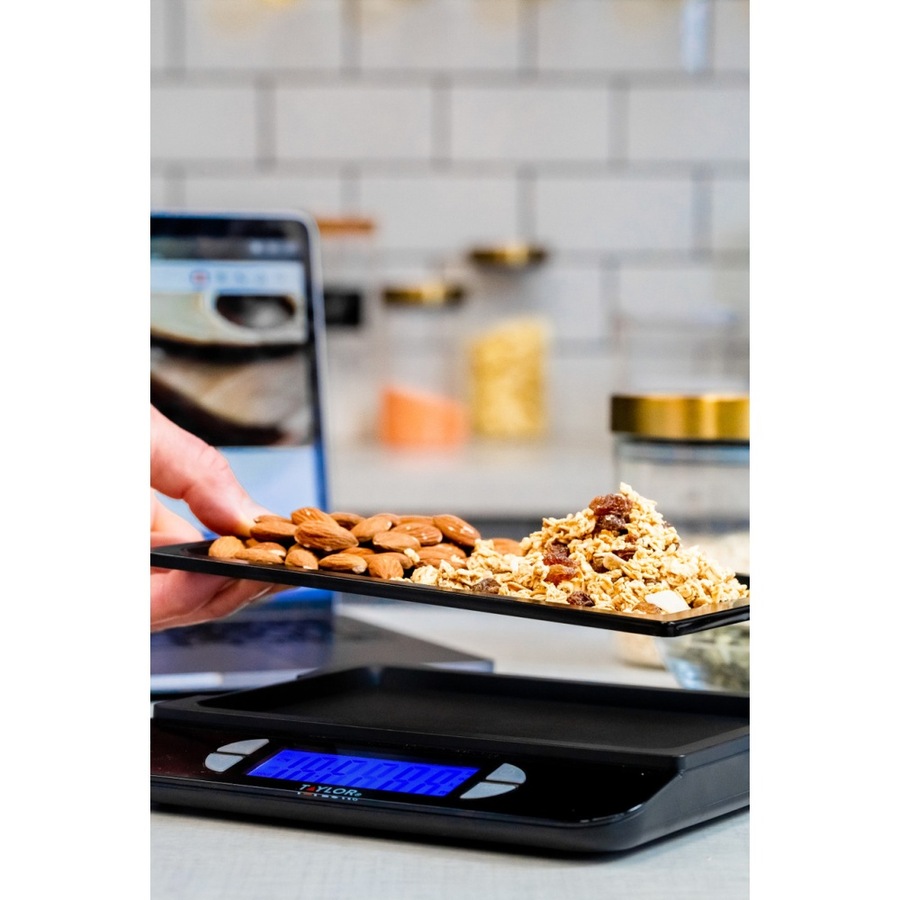 Taylor Pro Accurate Kitchen Scales W/ Tare Function USB-Rechargeable
