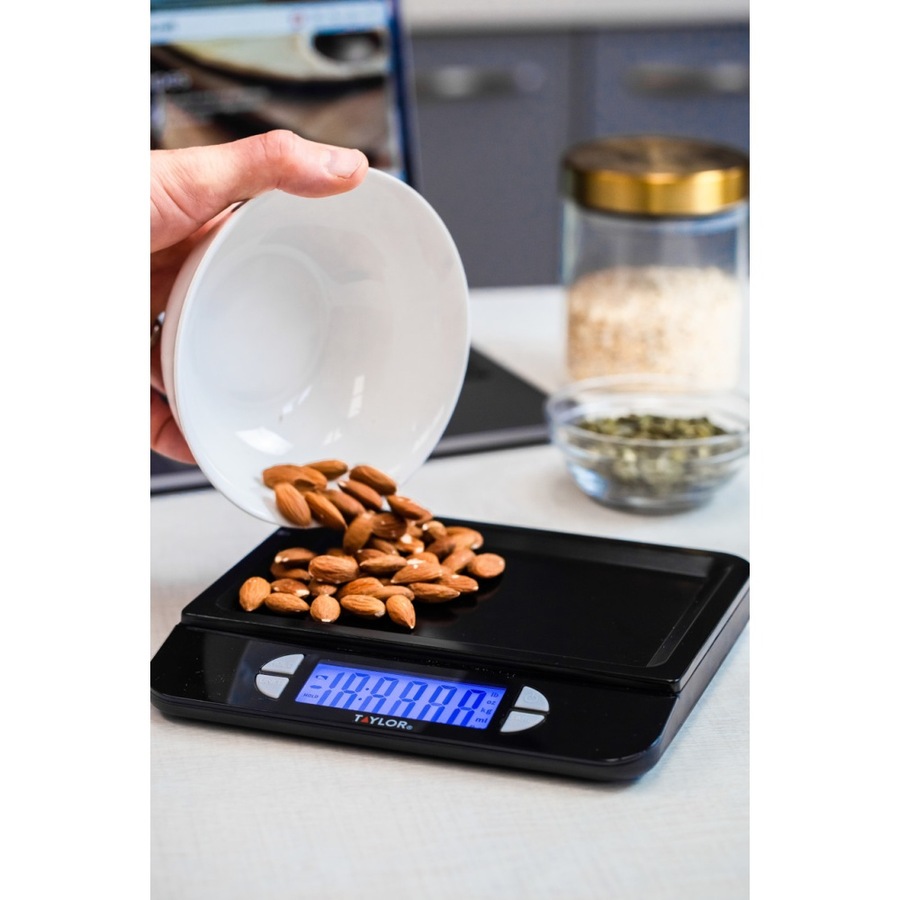 Taylor Pro Accurate Kitchen Scales W/ Tare Function USB-Rechargeable