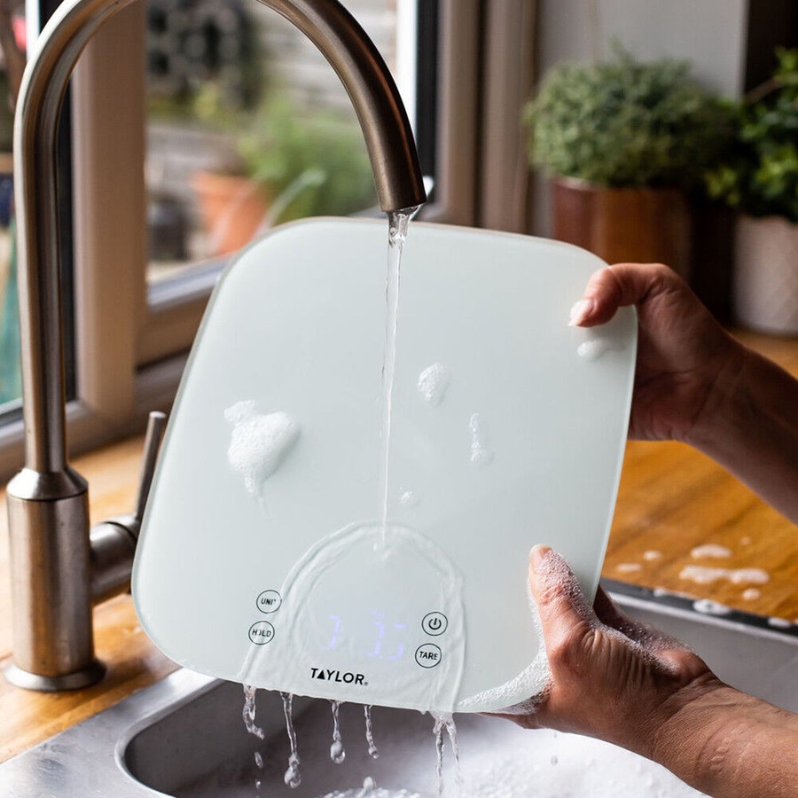 Taylor Pro Glass Waterproof Digital Dual Kitchen Scale Tools/Gadget 14Kg