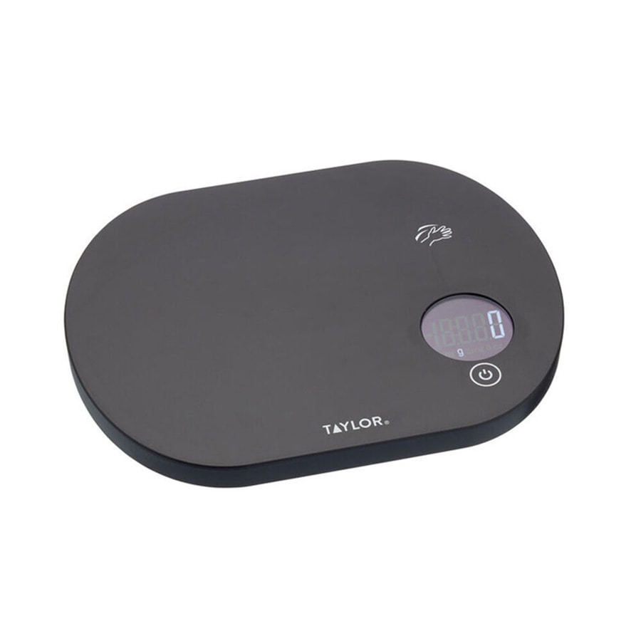 Taylor Pro Touchless Tare Digital Dual 5.5kg Kitchen Weighing Scale Black