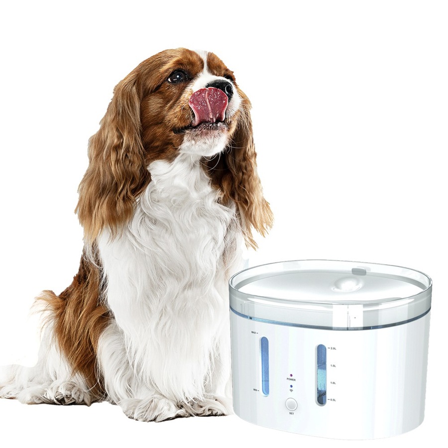 Tech 4 Pets Dog/Cat 2L Smart Water Drinking Fountain w/ UV Light/App Control