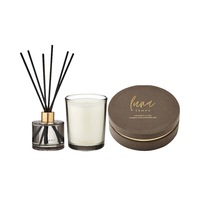 Tempa Luna Coconut & Lime Candle/Reed Diffuser Scent Home Fragrance Décor Set