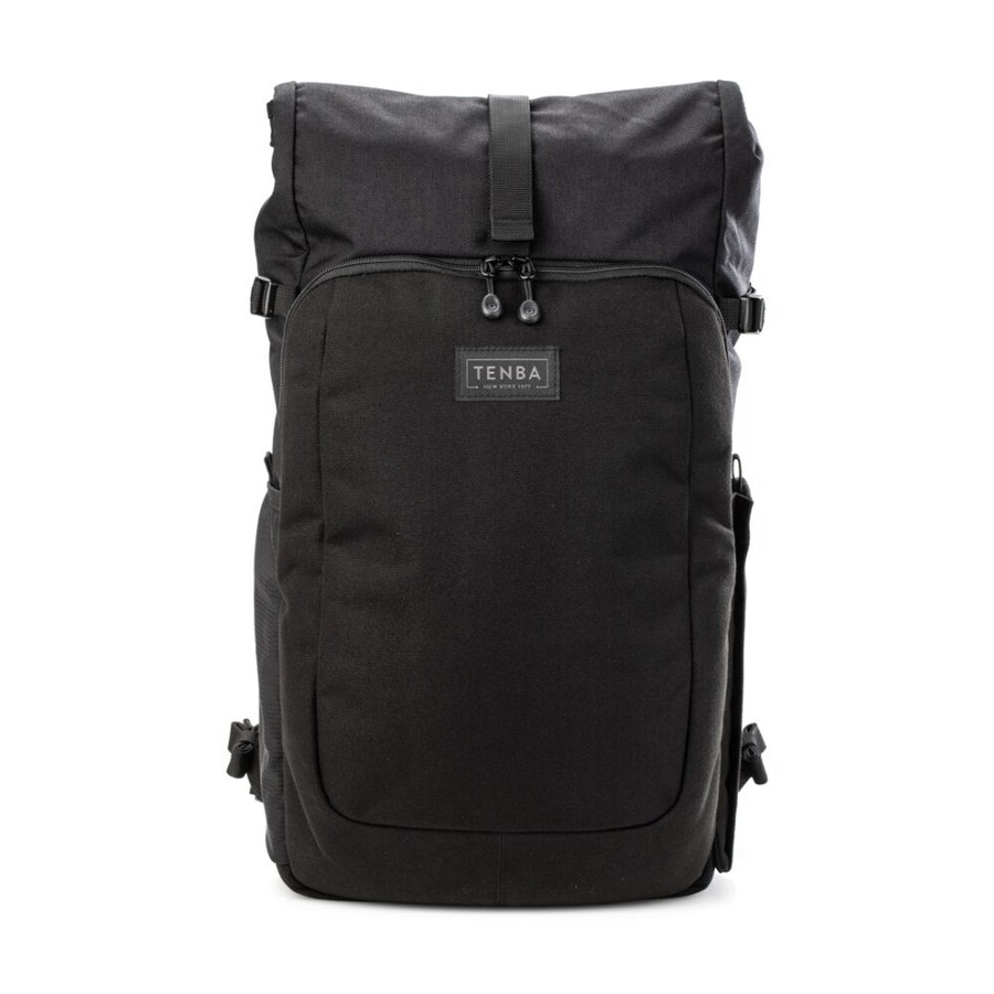 Tenba Fulton V2 16L Backpack Camera Rear Access Rolltop Design Black