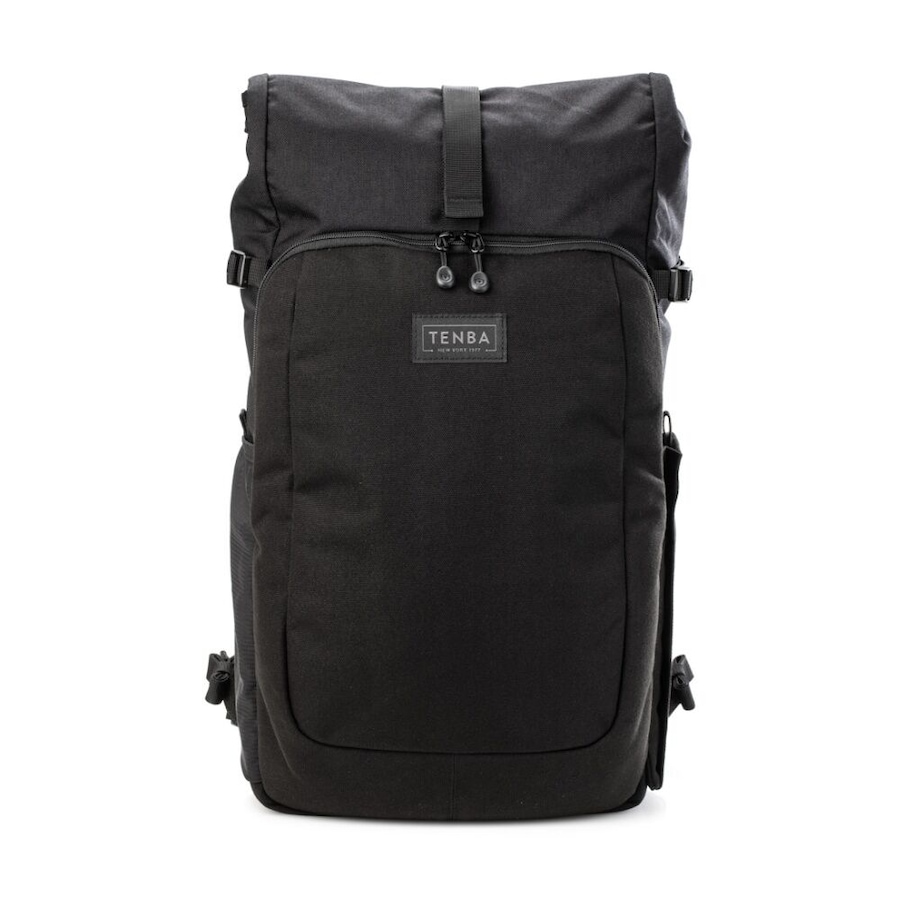 Tenba Fulton V2 16L Backpack Camera Rear Access Rolltop Design Black