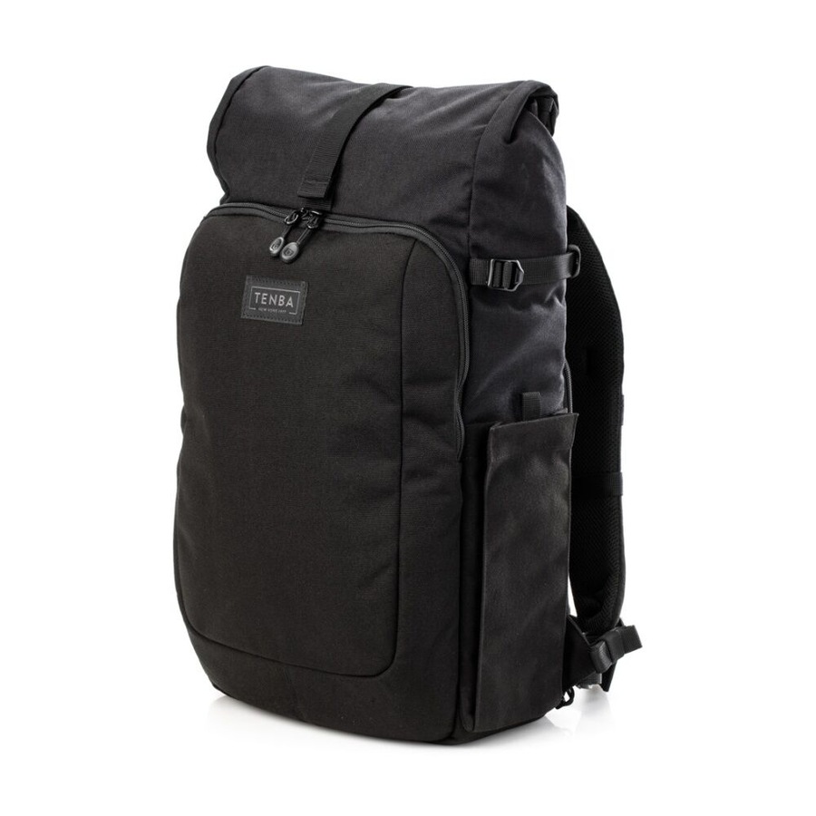 Tenba Fulton V2 16L Backpack Camera Rear Access Rolltop Design Black