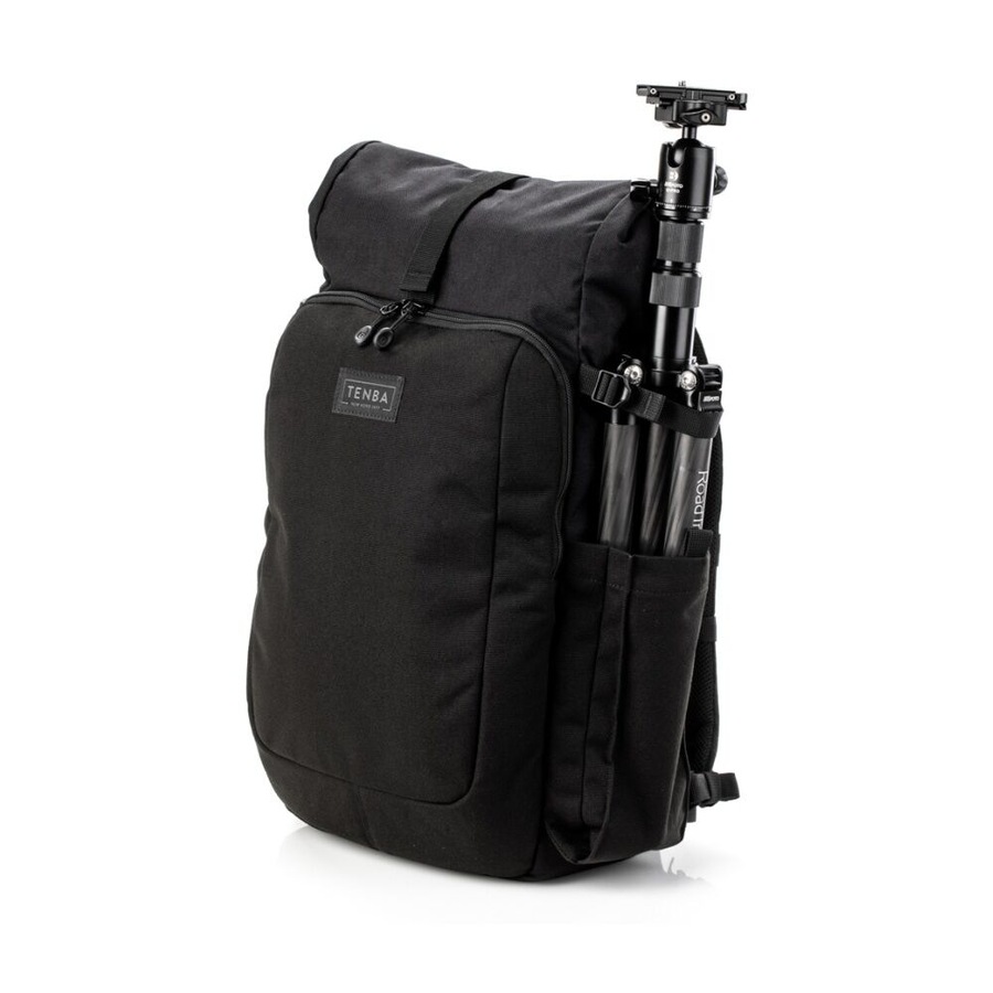 Tenba Fulton V2 16L Backpack Camera Rear Access Rolltop Design Black