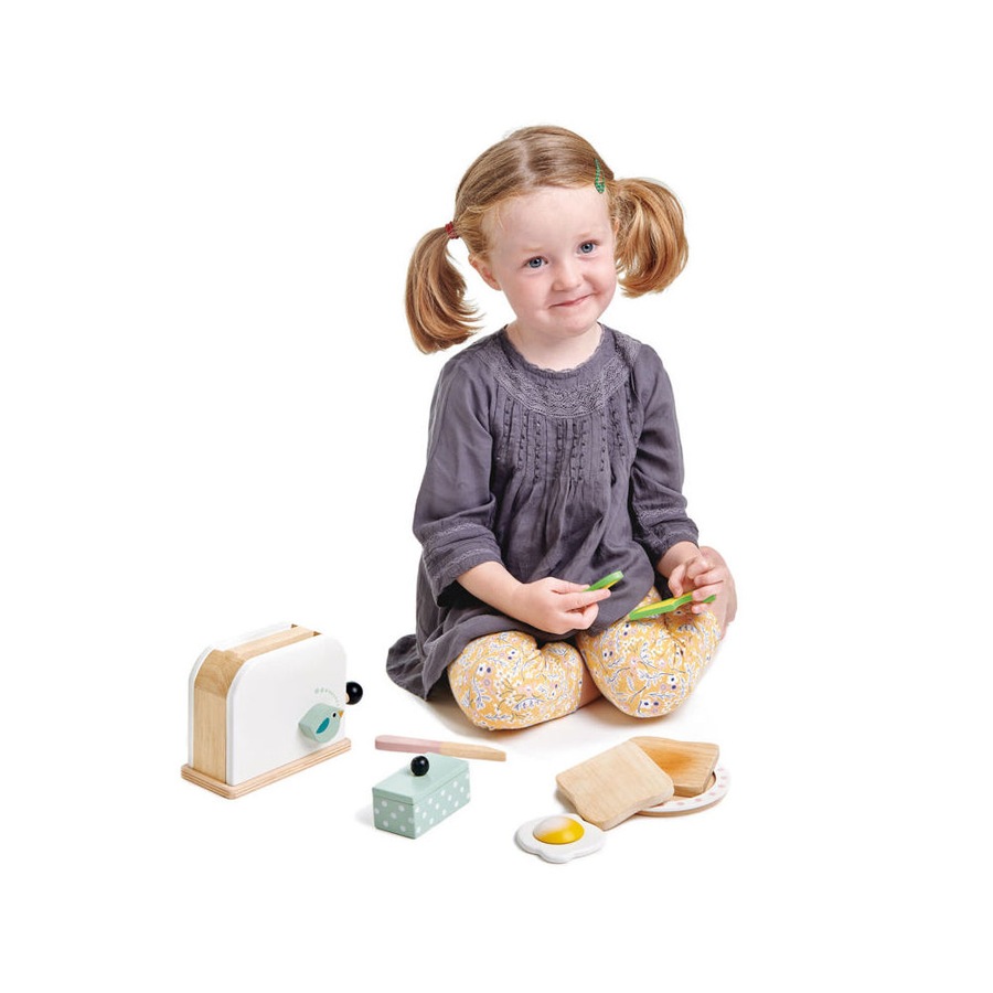 Tender Leaf Toys Breakfast Toaster Play Set Kids/Children Wooden Toy 3y+