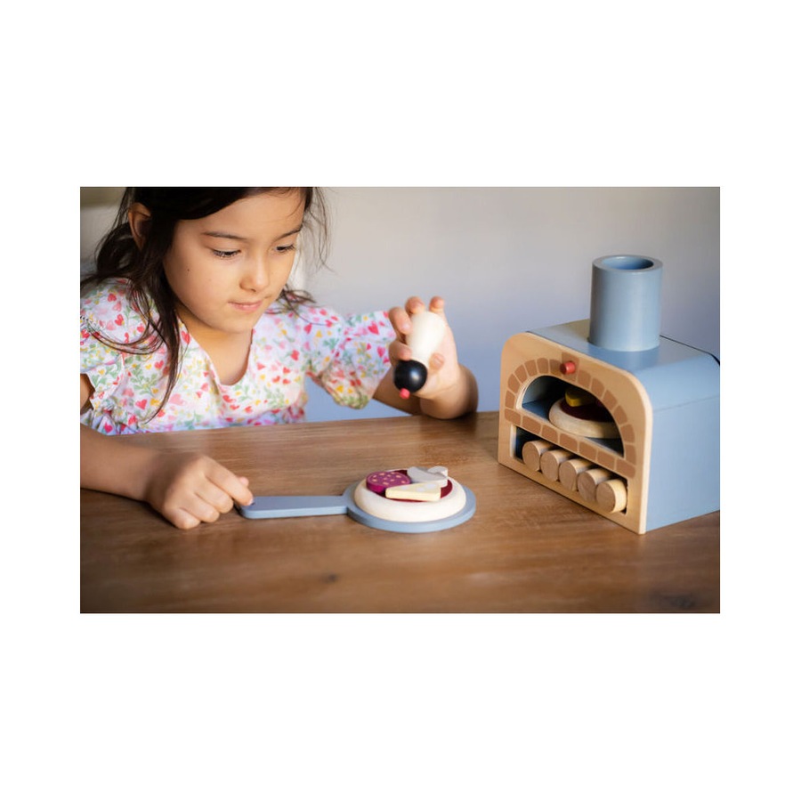 Tender Leaf Toys Make Me a Pizza Set Pretend Play Kids/Children Wooden Toy 3+