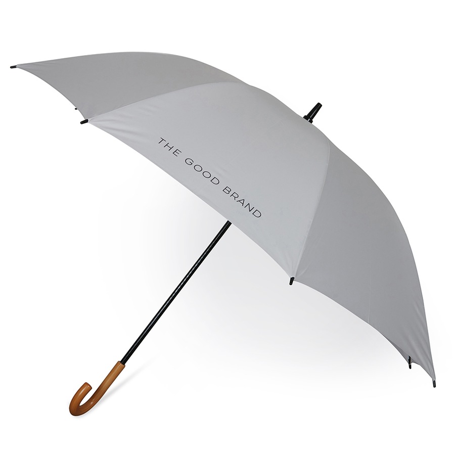The Good Brand 130cm Recycled Pongee Fabric Umbrella Sun/Rain Protection Ecru