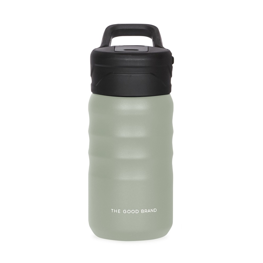 The Good Brand 355ml Stainless Steel Insulated Drink Bottle Double Wall Sage