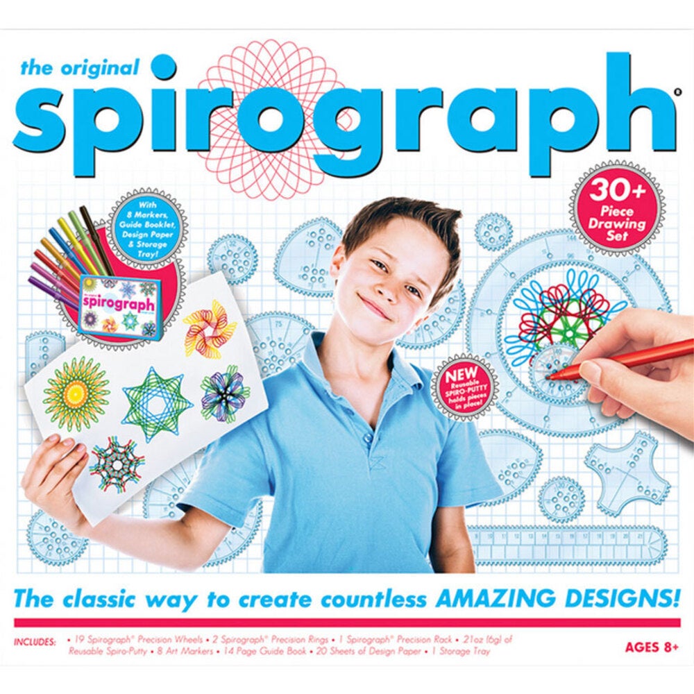 Original Spirograph Kit Markers Draw Drawing Kids Art Design Craft Create