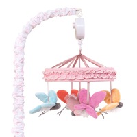 The Peanutshell Whisper Butterfly Musical Mobile Infant/Baby Nursery Decor