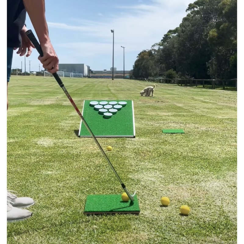 Buy The Stubby Club Golf Beer Pong Outdoor Drinking Party Game Chipping Practise Set MyDeal