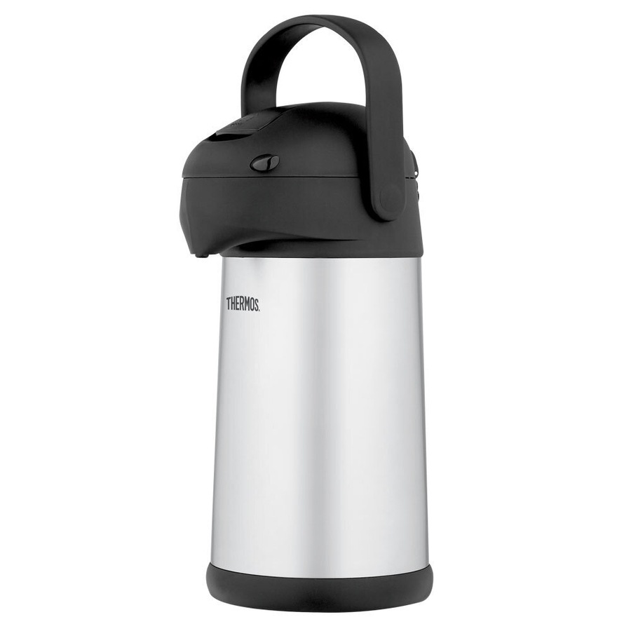 Thermos 2.5L Vacuum Insulated Stainless Steel Pump Pot Water/Coffee Dispenser SL
