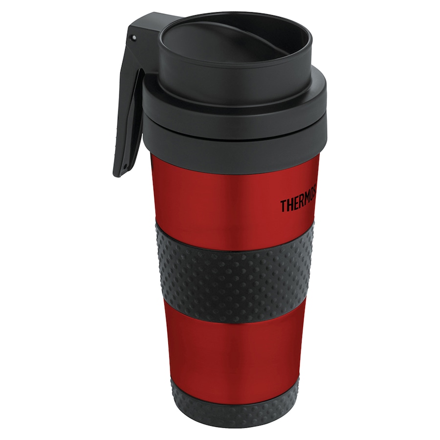 Thermos Vacuum Insulated Stainless Steel Tumbler Portable Travel Mug Red 420ml