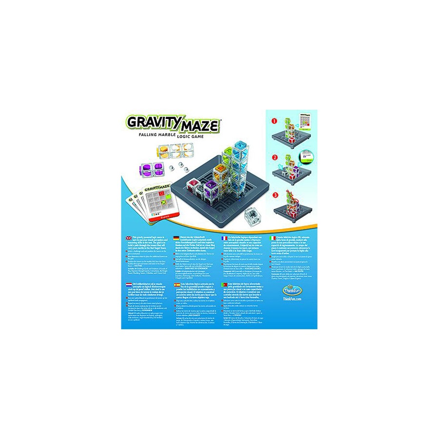 ThinkFun Gravity Maze Logic and Problem Solving Stacking Game Kids/Children 8y+