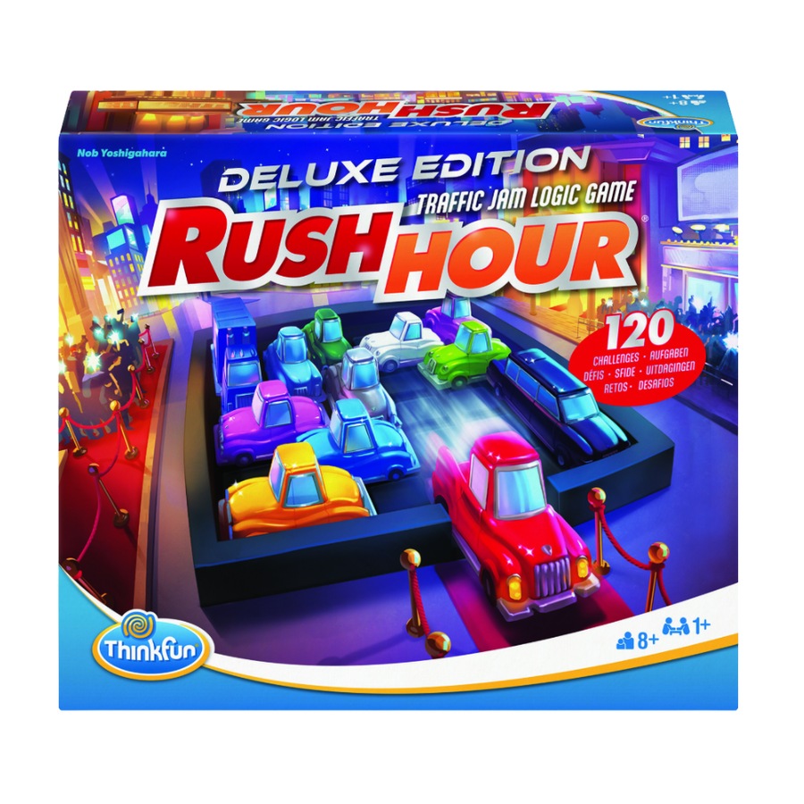 ThinkFun Rush Hour Deluxe Kids/Family Interactive Logic Game Fun Play Toy 8y+