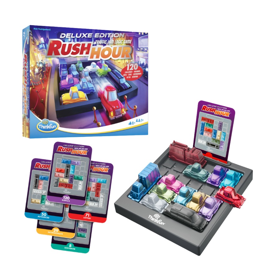ThinkFun Rush Hour Deluxe Kids/Family Interactive Logic Game Fun Play Toy 8y+