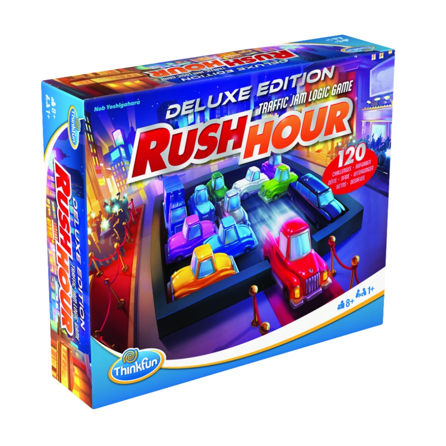 ThinkFun Rush Hour Deluxe Kids/Family Interactive Logic Game Fun Play Toy 8y+