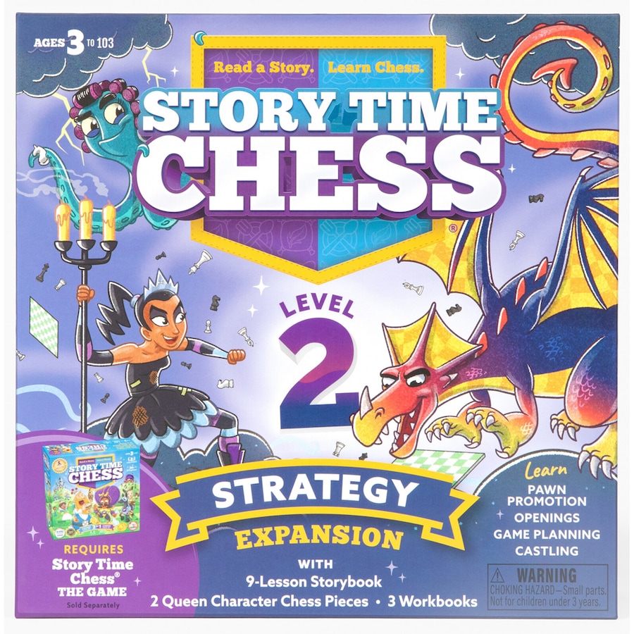 Thinking Cup Games Story Time Chess Strategy Kids Board Game Expansion Level 2