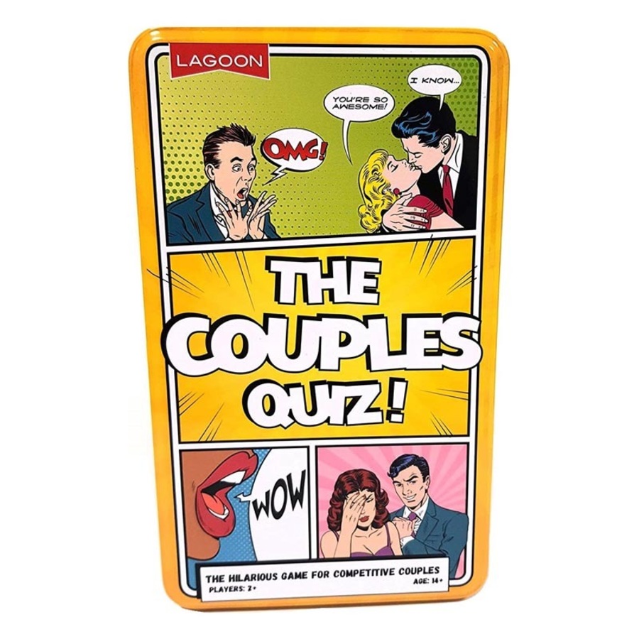 Tinned Game Lagoon The Couples Quiz! Family Party Games Kids Activity Toy 14+