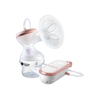 Tommee Tippee Made for Me Single Portable Electric Breast Pump Soft w/ Bottle