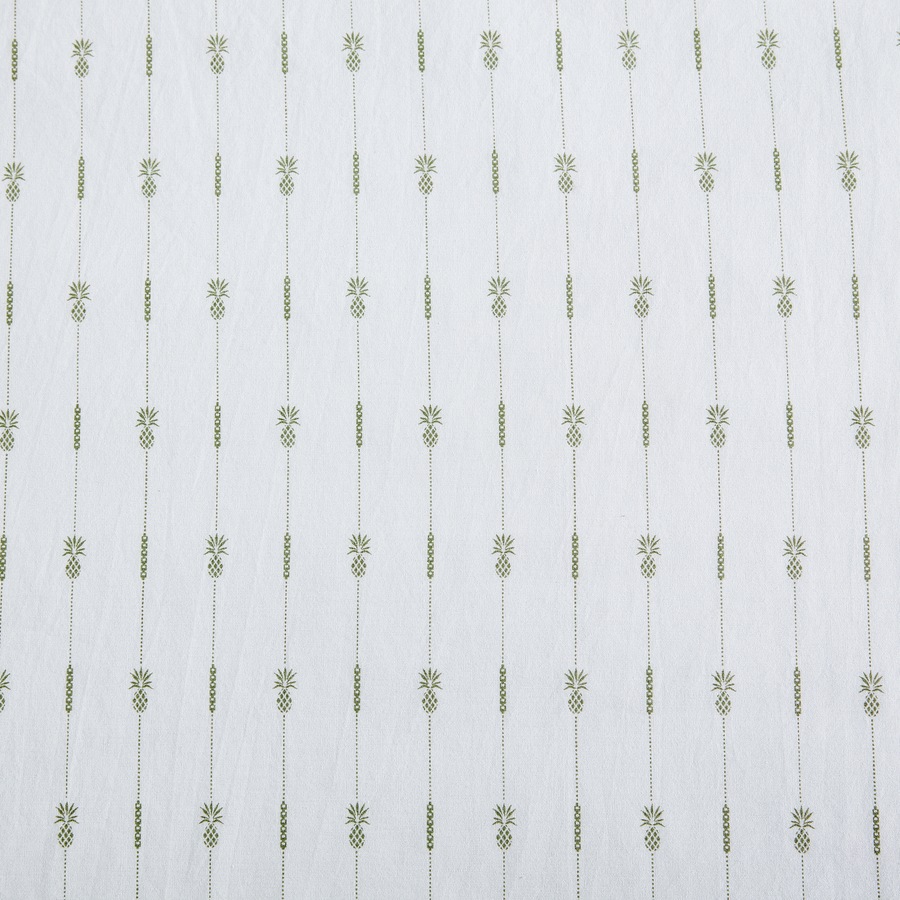 Tommy Bahama Pineapple Stripe Queen Bed Sheet Set w/ 2x Pillowcase Palm Green