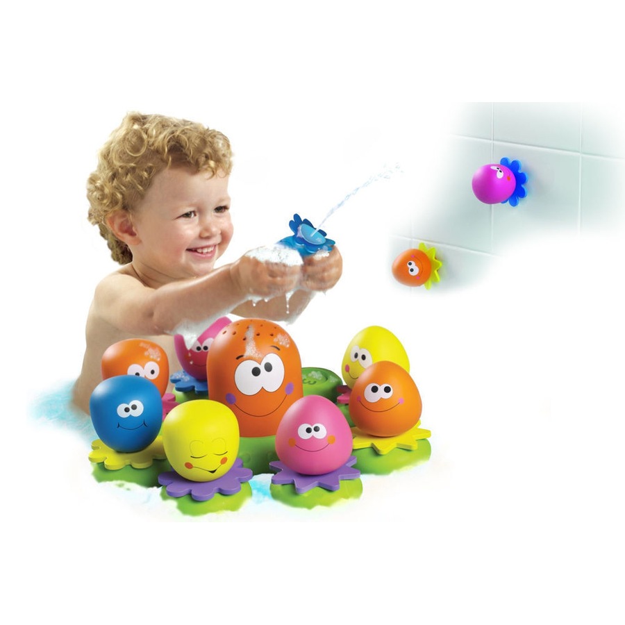 Tomy Baby Kids toddler Octopals Bath time squirt water Activity Floating Toy