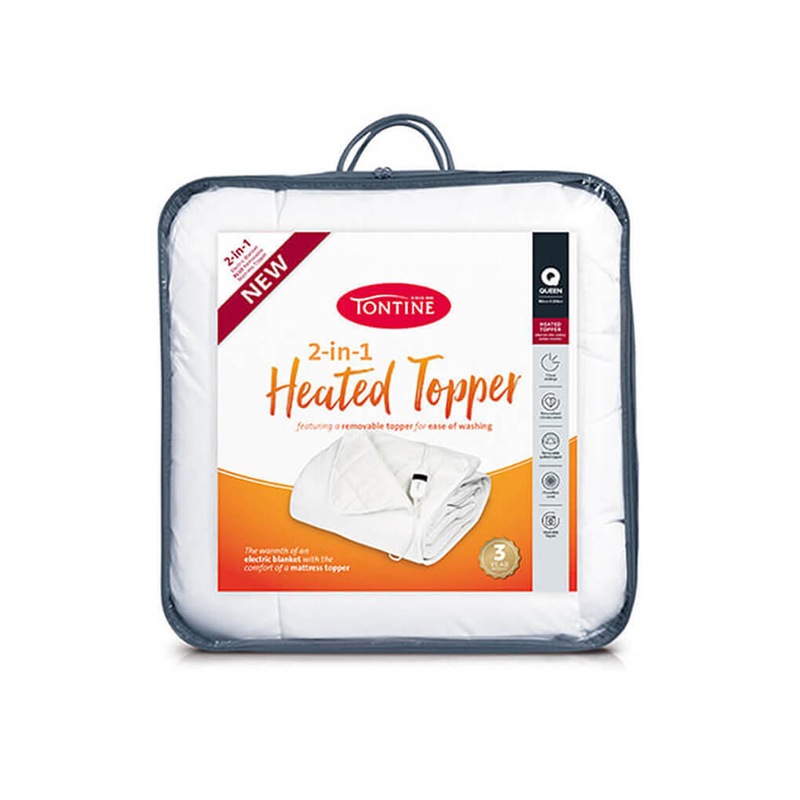 Buy Tontine 2in1 Heated Electric Blanket Mattress Topper Home Bedding