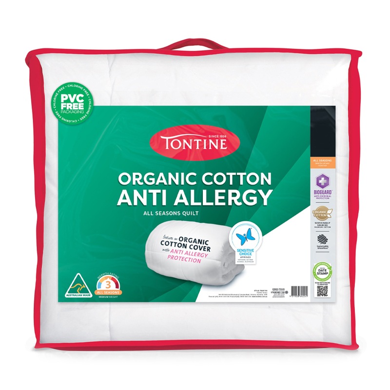 Tontine Super King Organic Cotton Anti Allergy/Microbial All Seasons
