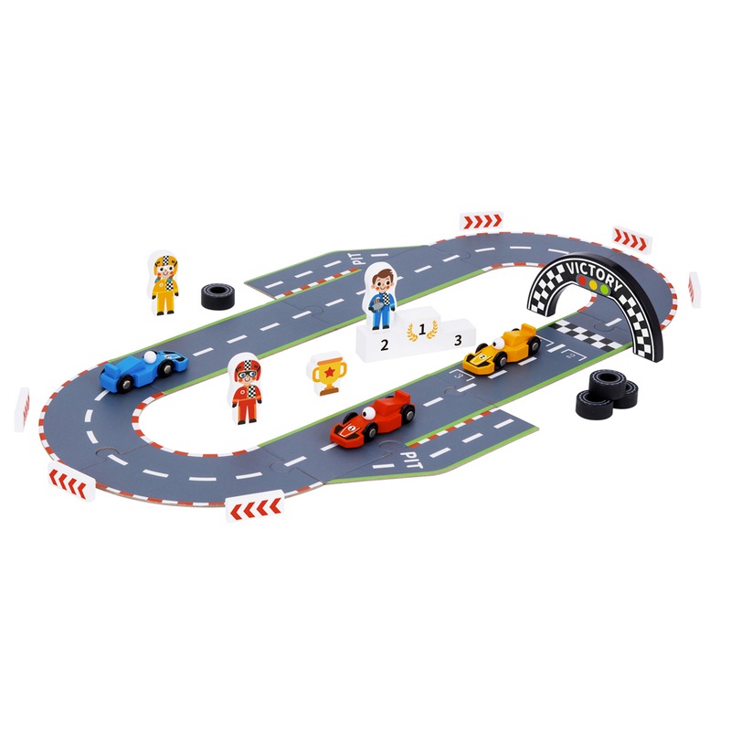 Buy Tooky Toy 24x9cm Formula Racing Car/Track Puzzle Kids/Children