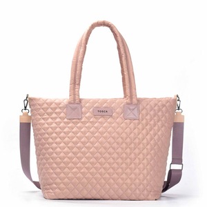 Tosca Metro Large Travel Tote Bag with Detachable Shoulder Strap Mauve
