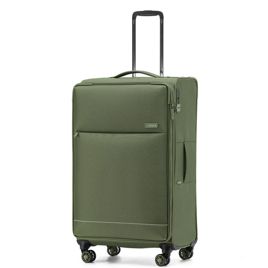 Tosca So Lite 120L Large Soft Shell Travel Luggage/Suitcase 79x46cm Khaki