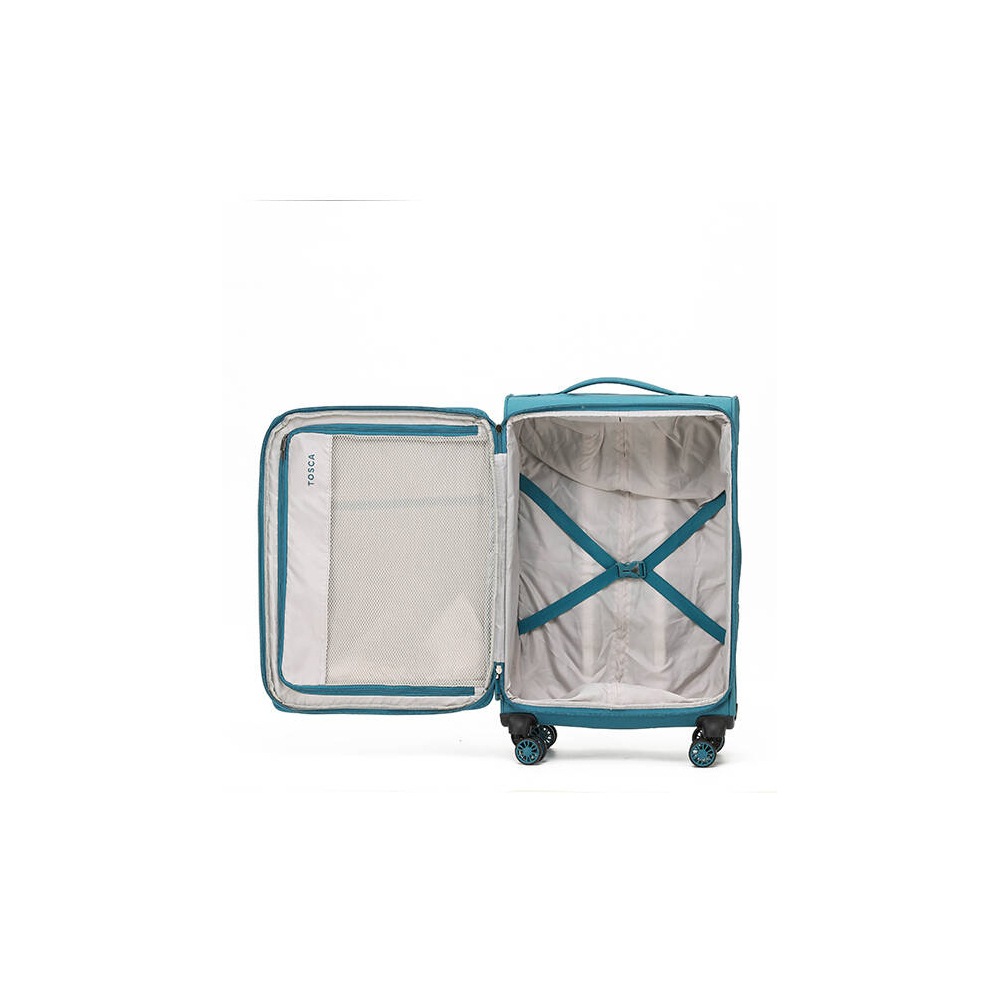Tosca So-Lite 67cm/87L Suitcase Luggage Travel Checked Trolley Case Teal
