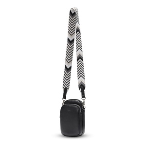 Tosca Womens PU Crossbody Mini Utility Phone Bag Carrier 19x12cm Black
