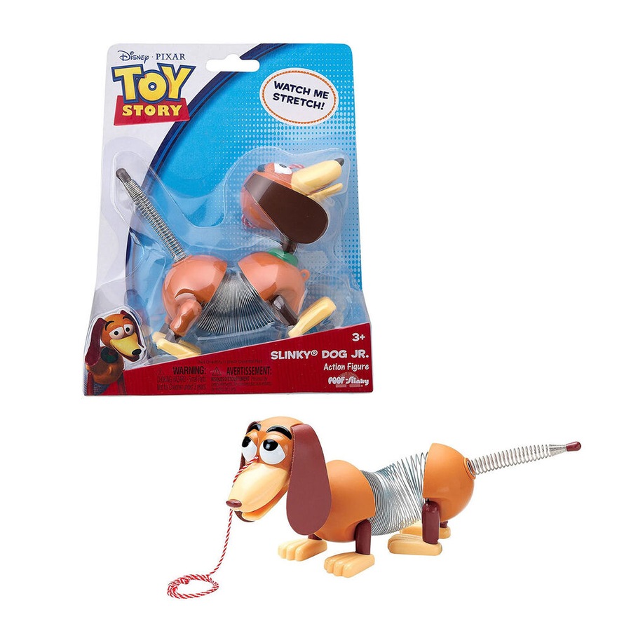 Toy Story Slinky Dog Jr Stretchable Body Parts Coiled Figurine/Kids 3y+