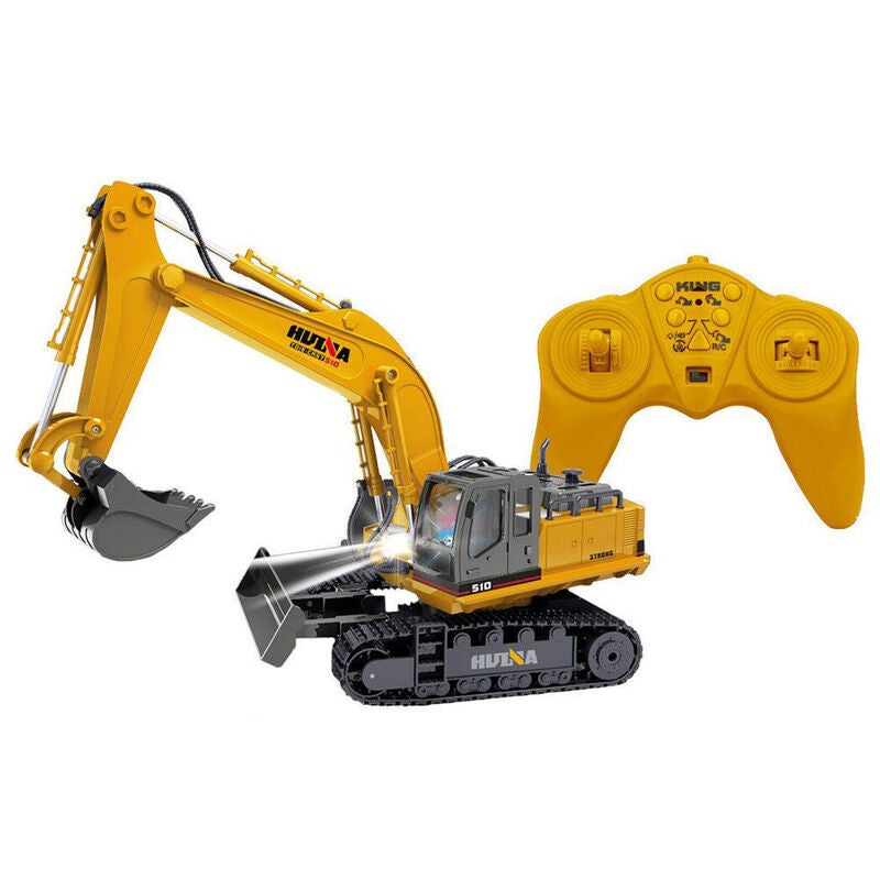 RC Remote Controlled 2.4GHz Die-Cast Tractor Excavator Digger Car/Truck/Kids Toy