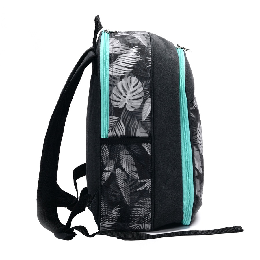 Trailmaster 2 Person Insulated Picnic Padded Backpack w/Cutlery/Glasses/Plate