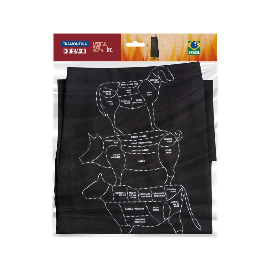 Tramontina Churrasco Cotton Chef's Apron Home/Kitchen BBQ Cooking/Grilling Bib