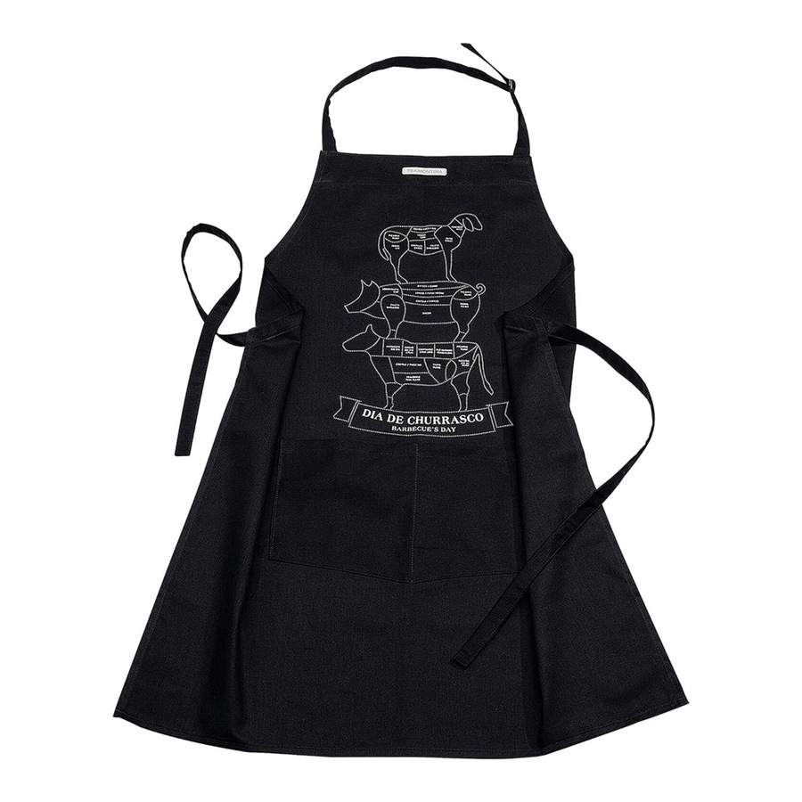 Tramontina Churrasco Cotton Chef's Apron Home/Kitchen BBQ Cooking/Grilling Bib