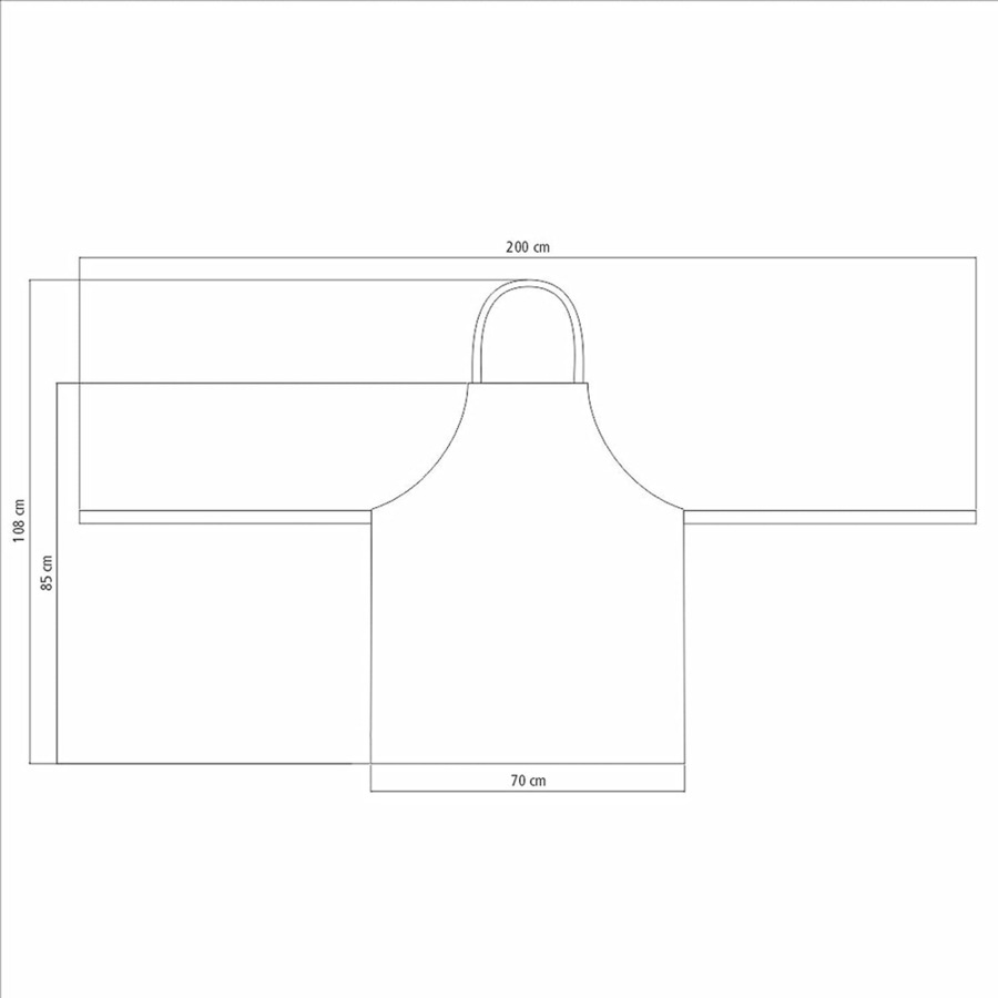 Tramontina Churrasco Cotton Chef's Apron Home/Kitchen BBQ Cooking/Grilling Bib