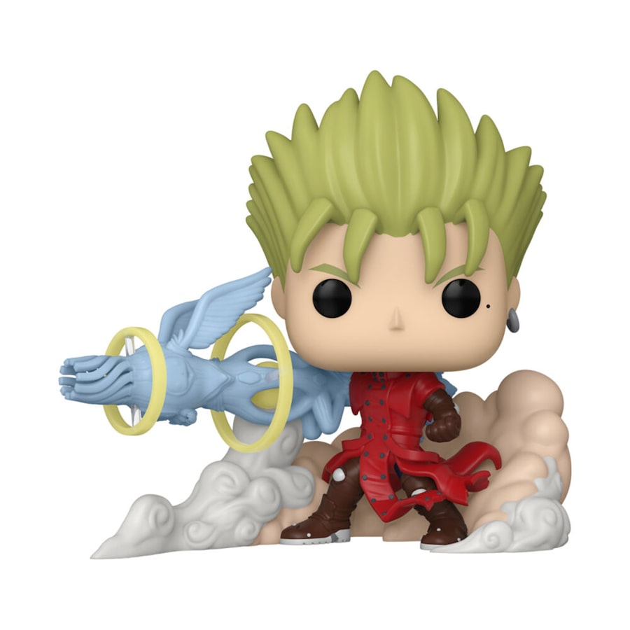 Trigun Vash w/ Angel Arm Pop! Deluxe Anime Vinyl Action Figure Toy 4.85in