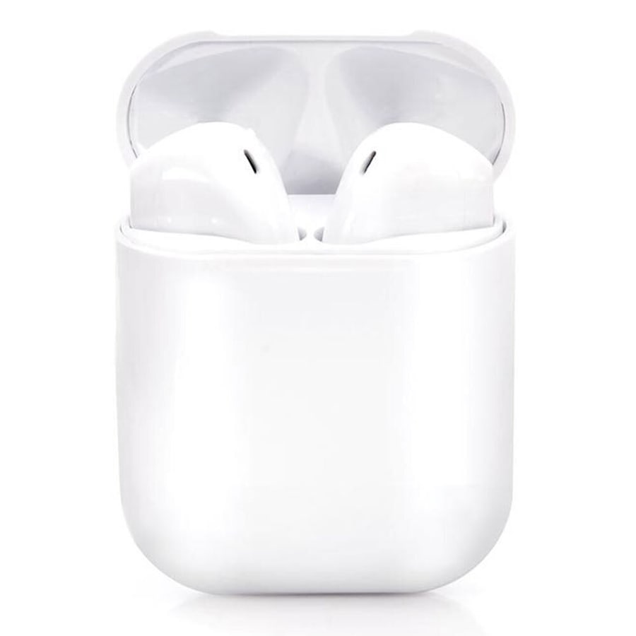 True Wireless Universal Bluetooth Earbuds w/Charging Case for IOS/Android White