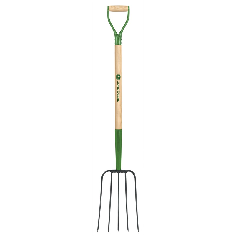 Buy Truper Tools John Deere Manure Fork 5 Tines Ash Handle Steel D ...