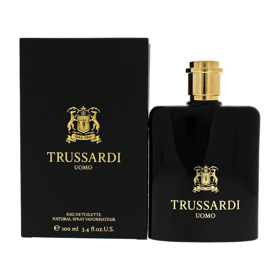 Trussardi Uomo Eau De Toilette Men's Fragrance Perfume Spray 100ml Black