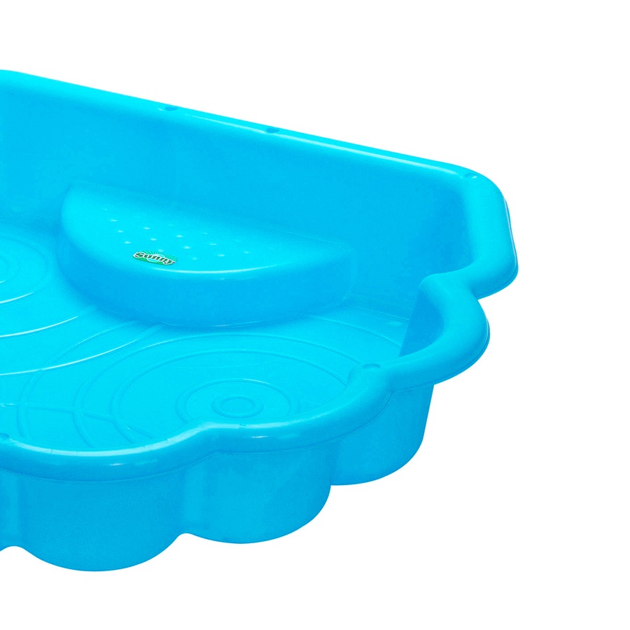 Tuff Play 85x97cm Shell Time Sand/Water Pit Kids/Children 1-6y Outdoor Play Blue