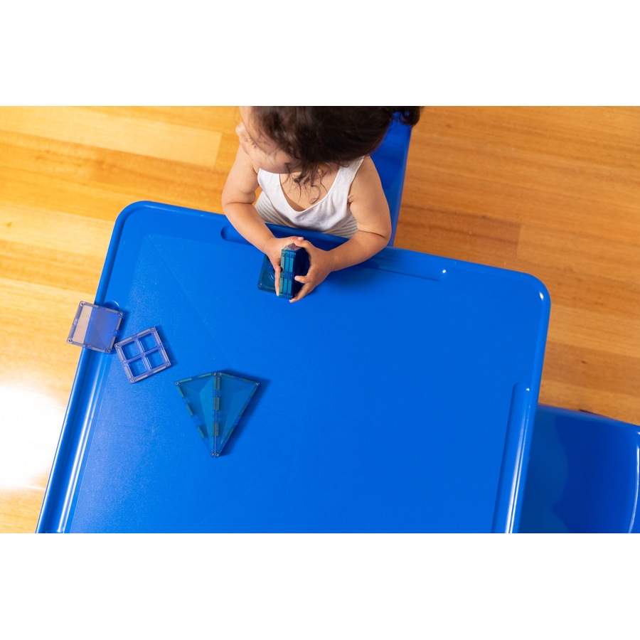 Tuff Play 87cm Tuff Table Kids Plastic Furniture Desk Indoor/Outdoor 2-6y Blue