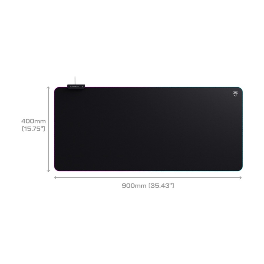 Turtle Beach Programmable RGB Light Sense AIMO Gaming Mousepad XXL Black