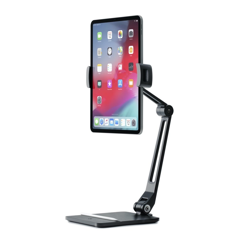Twelve South HoverBar Duo for iPad Adjustable Stand Mount Tablet Holder Black