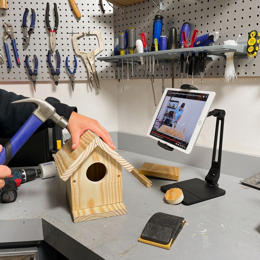 Twelve South HoverBar Duo Stand Holder 2nd Gen For iPad/iPhone 13 Pro Black